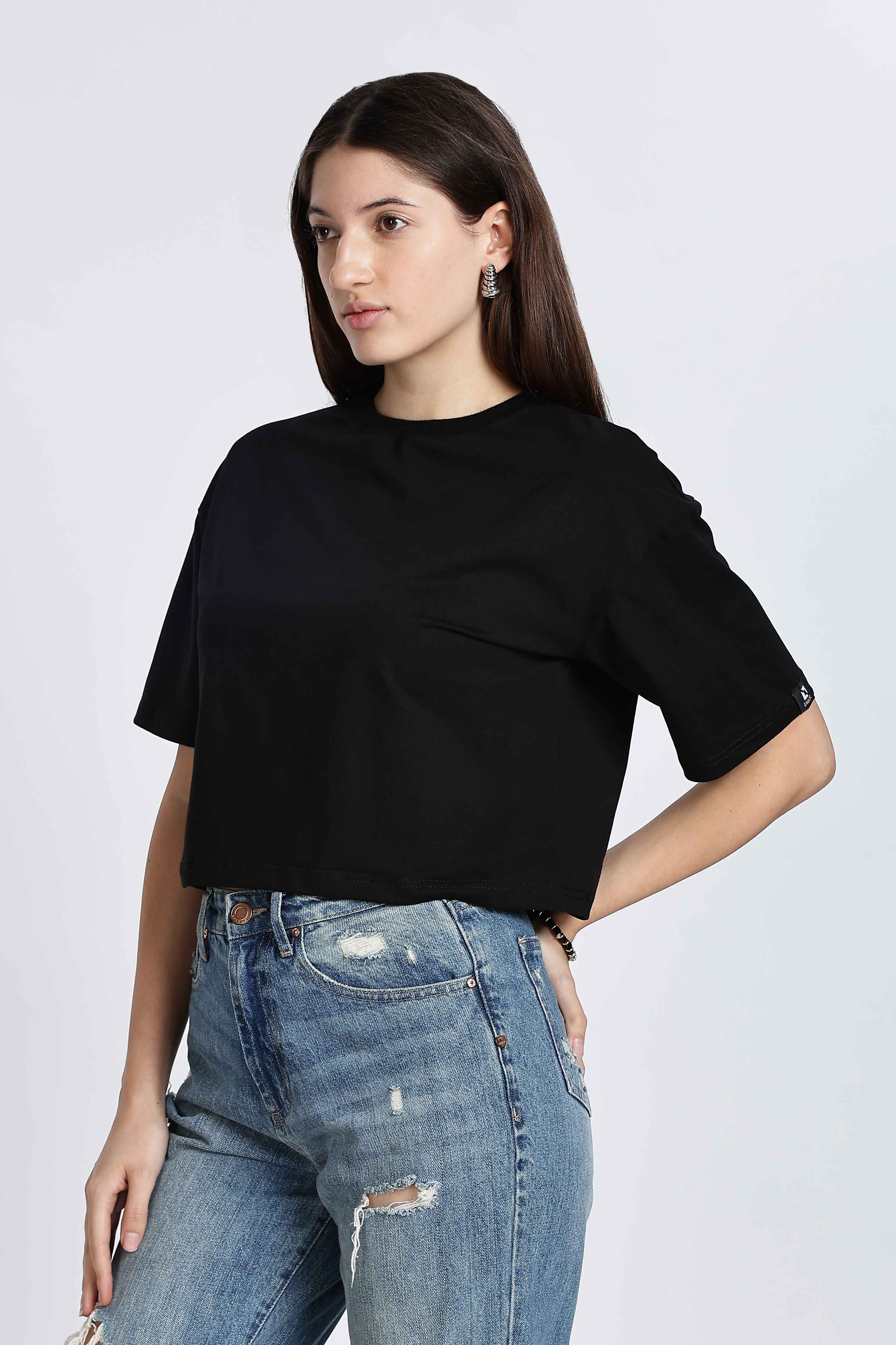 CROP TOP BLACK