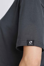 CROP TOP CHARCOAL BLACK