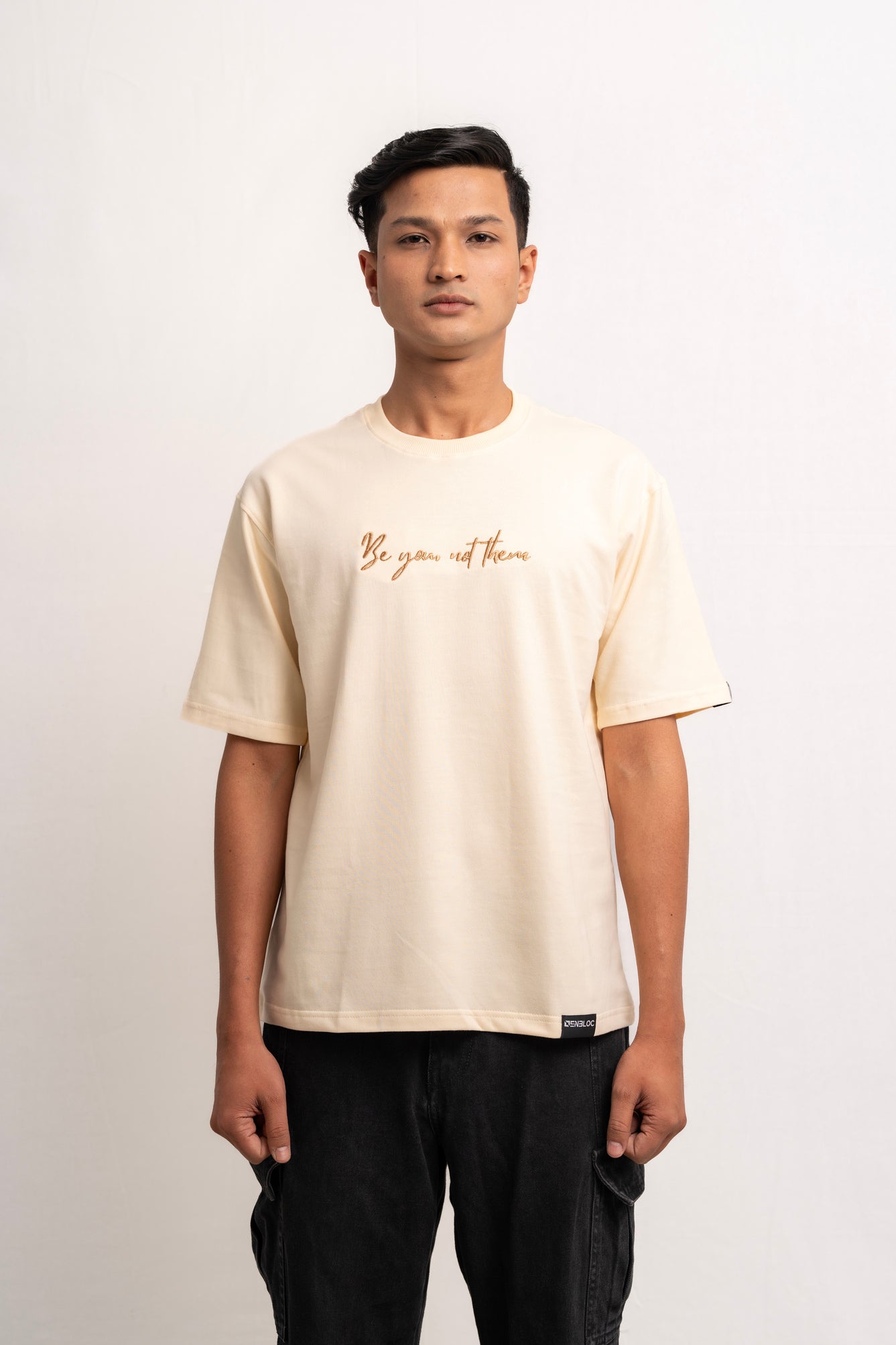 Be You Not Them Cream Tshirt