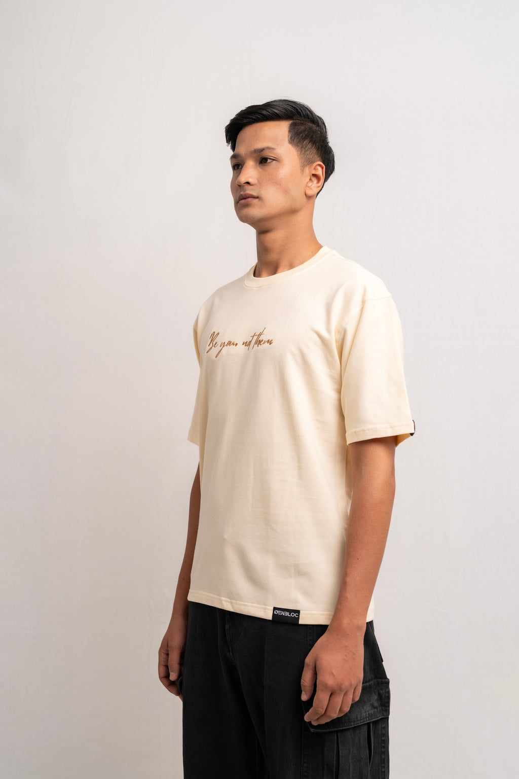 Be You Not Them Cream Tshirt