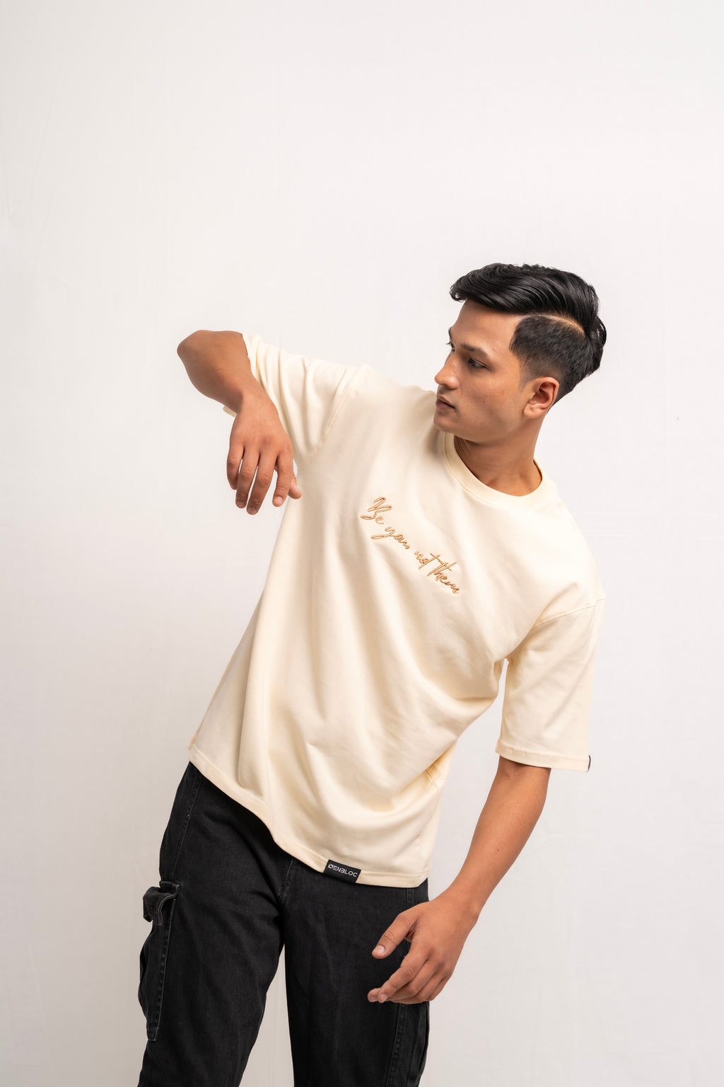 Be You Not Them Cream Tshirt