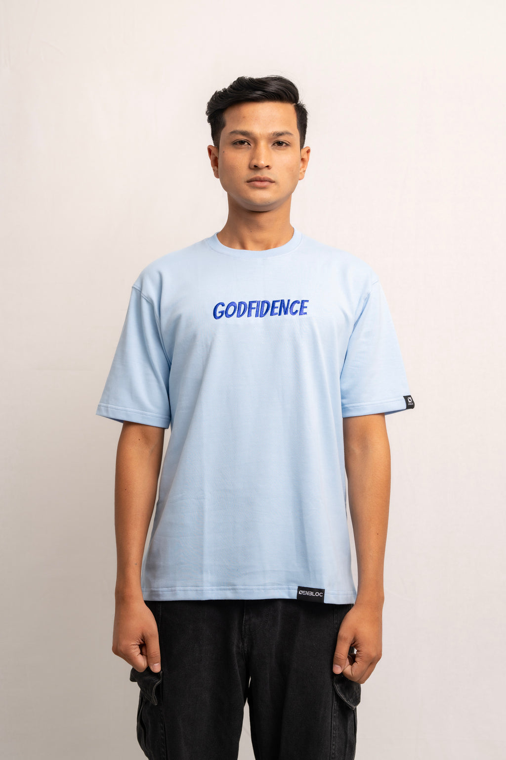 Godfidence Sky Blue Tshirt