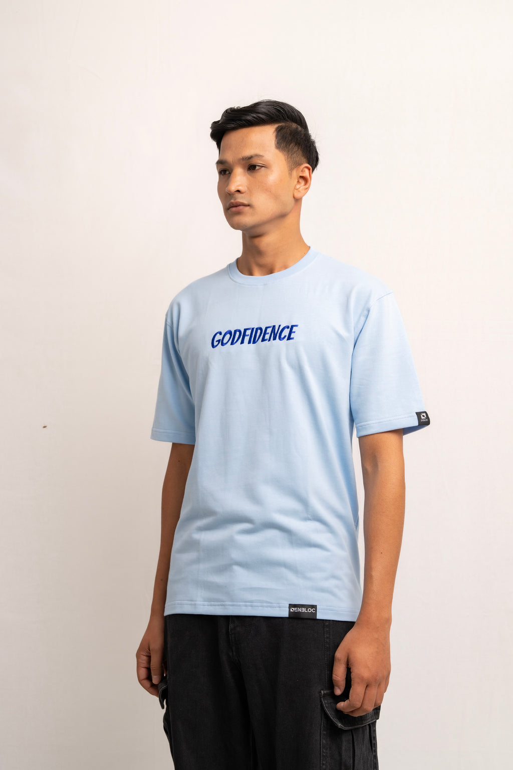 Godfidence Sky Blue Tshirt