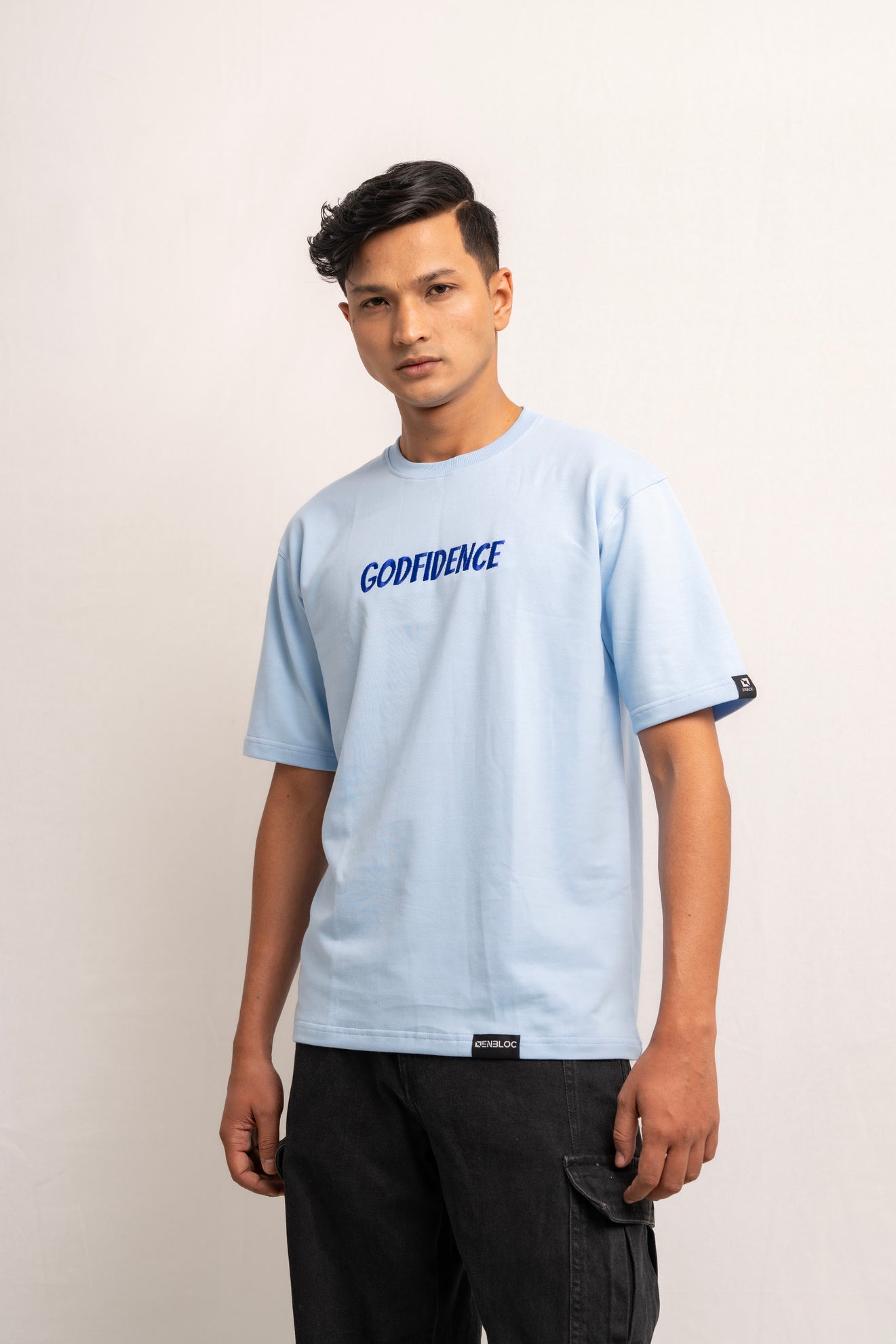 Godfidence Sky Blue Tshirt