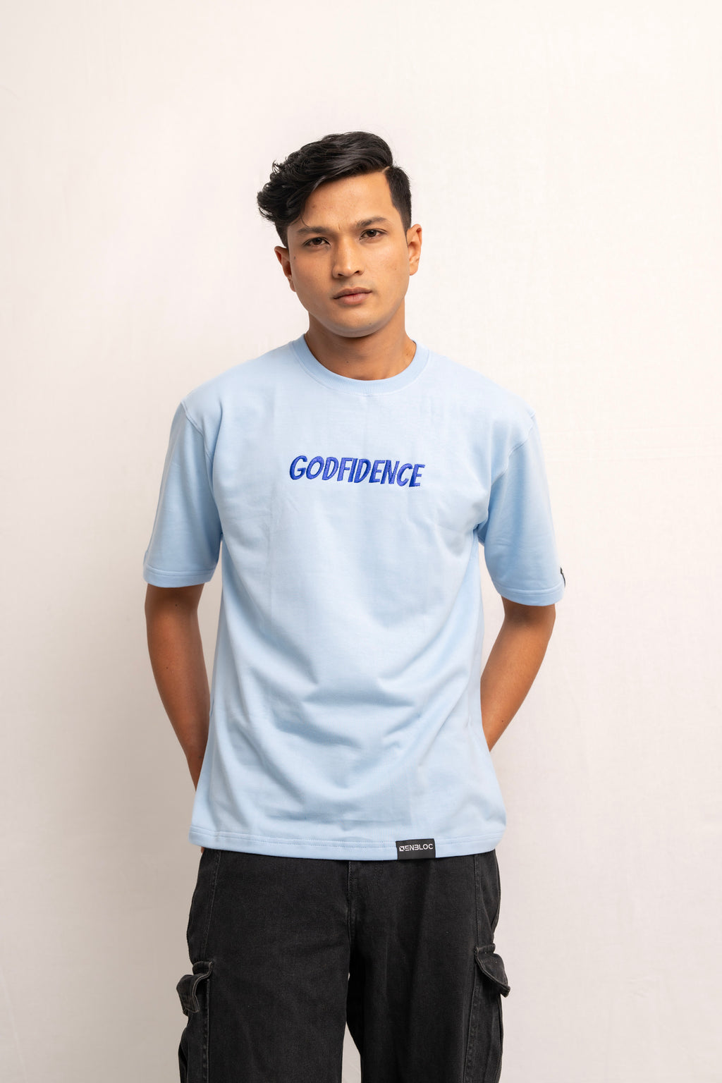 Godfidence Sky Blue Tshirt