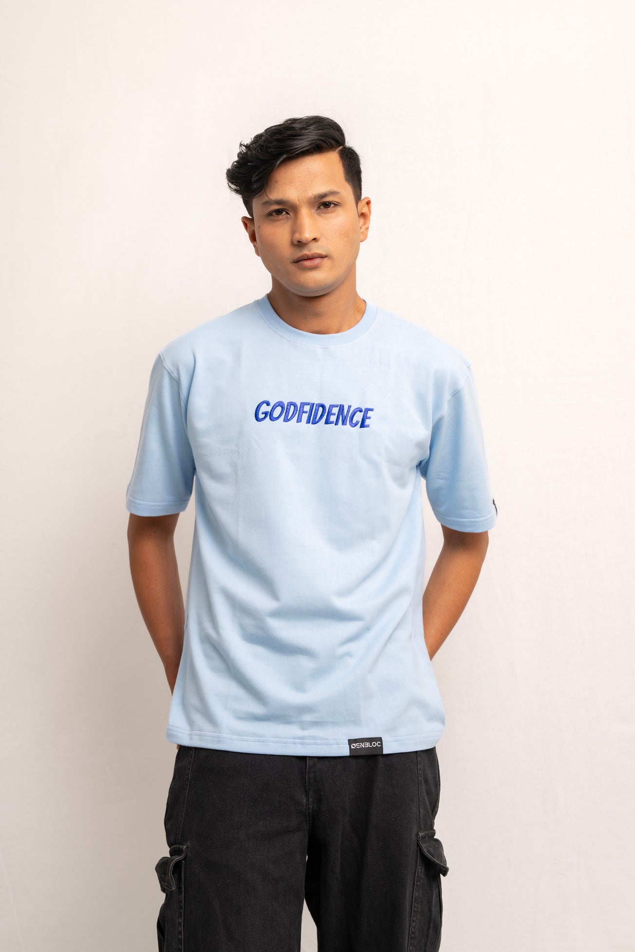 Godfidence Sky Blue Tshirt