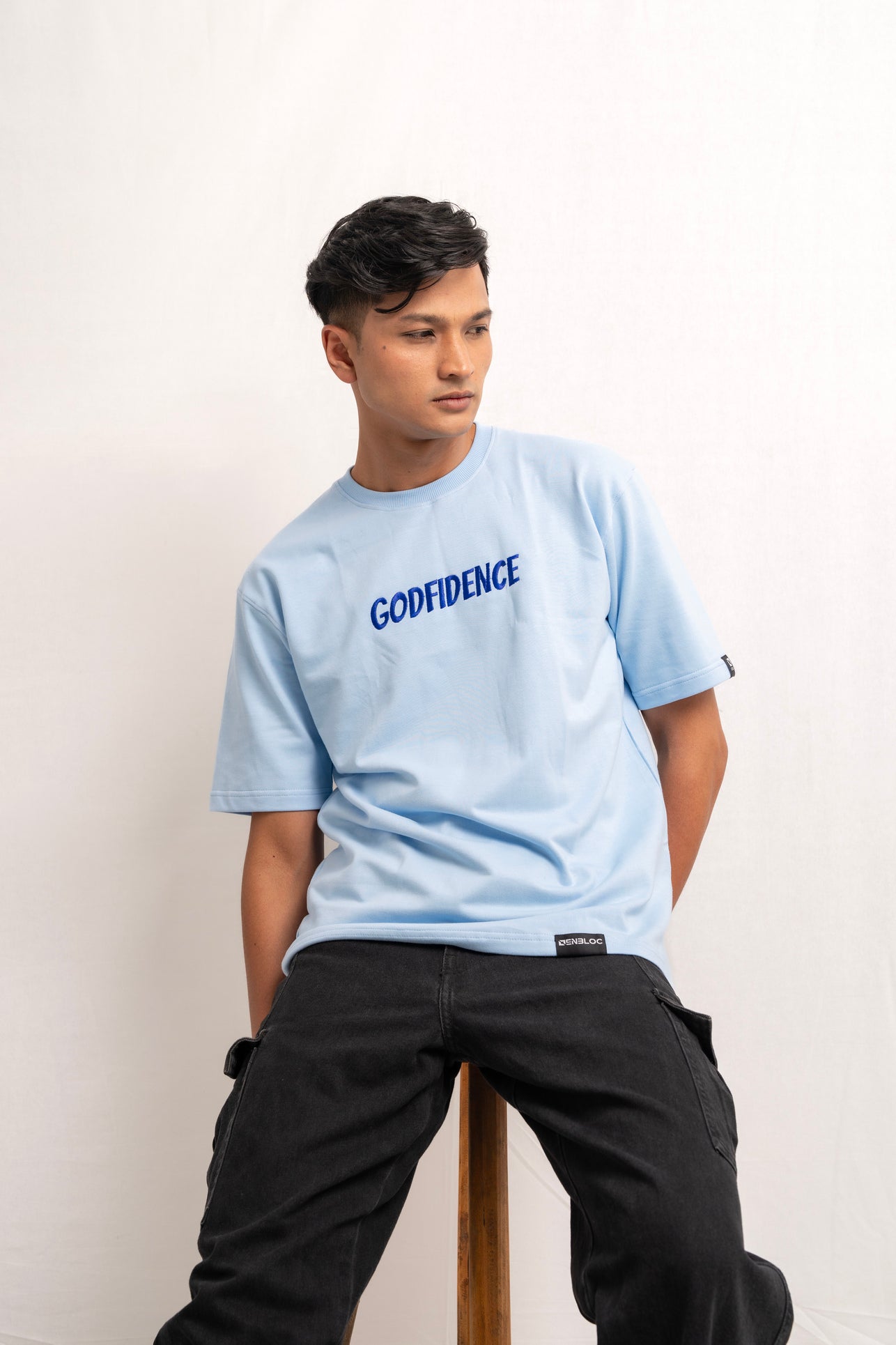 Godfidence Sky Blue Tshirt