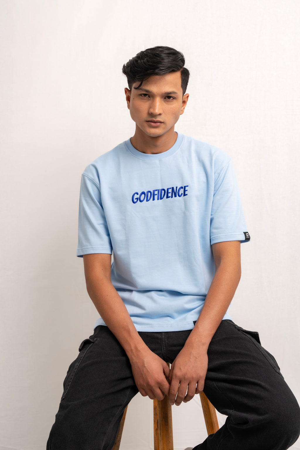 Godfidence Sky Blue Tshirt