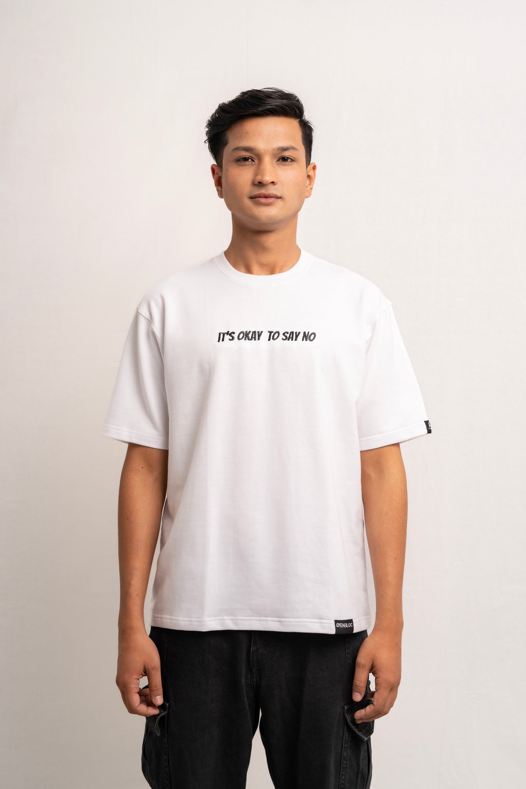 It's Okay To Say No White Tshirt